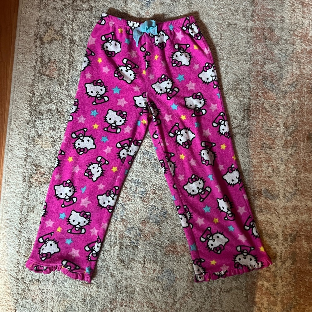 Hello kitty girls pajama pants 6x